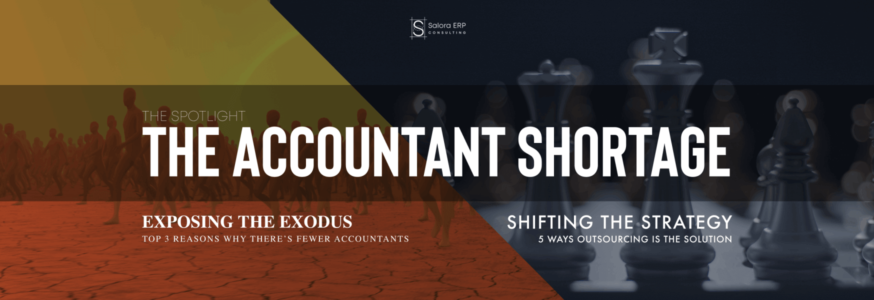 Top 3 Reasons for Accountant Shortage & 5 Ways Outsourcing is the Solution.